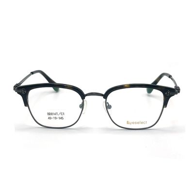 قیمت خوب BD014 مربع آسیتات فریم فلزی در دسترس در 145mm طول معبد آنلاین