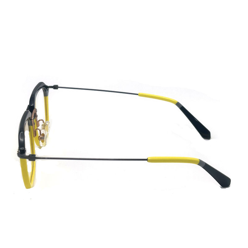 BD124 فریم سفارشی رنگ آسیتات فریم فلزی با طول 142mm معبد