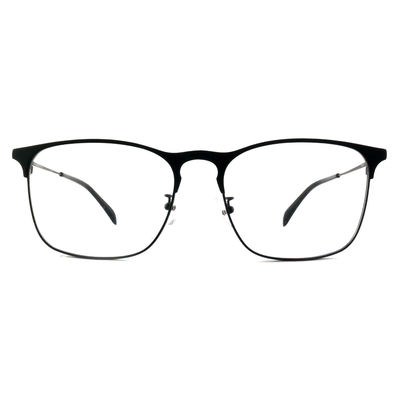 قیمت خوب FM2591 Unisex Optical Metal Frame Square چشم پوشی سفارشی با حلقه های بهار آنلاین